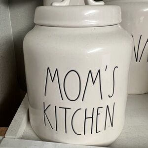 Rae Dunn White 'Mom's Kitchen' Canister